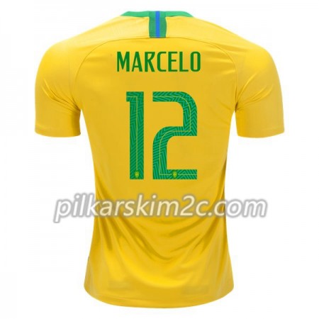 Koszulka Brazylia Marcelo 12 Główna Mistrzostwa Świata 2018 - Koszulki Piłkarskie